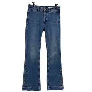 Pilcro & the Letterpress High‎ Rise Button Bootcut Jeans Size 27